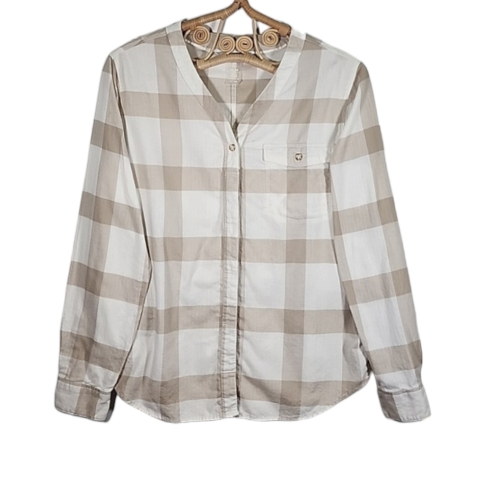 Mountain Hardware Button-Down Long Sleeved Top Si… - image 1